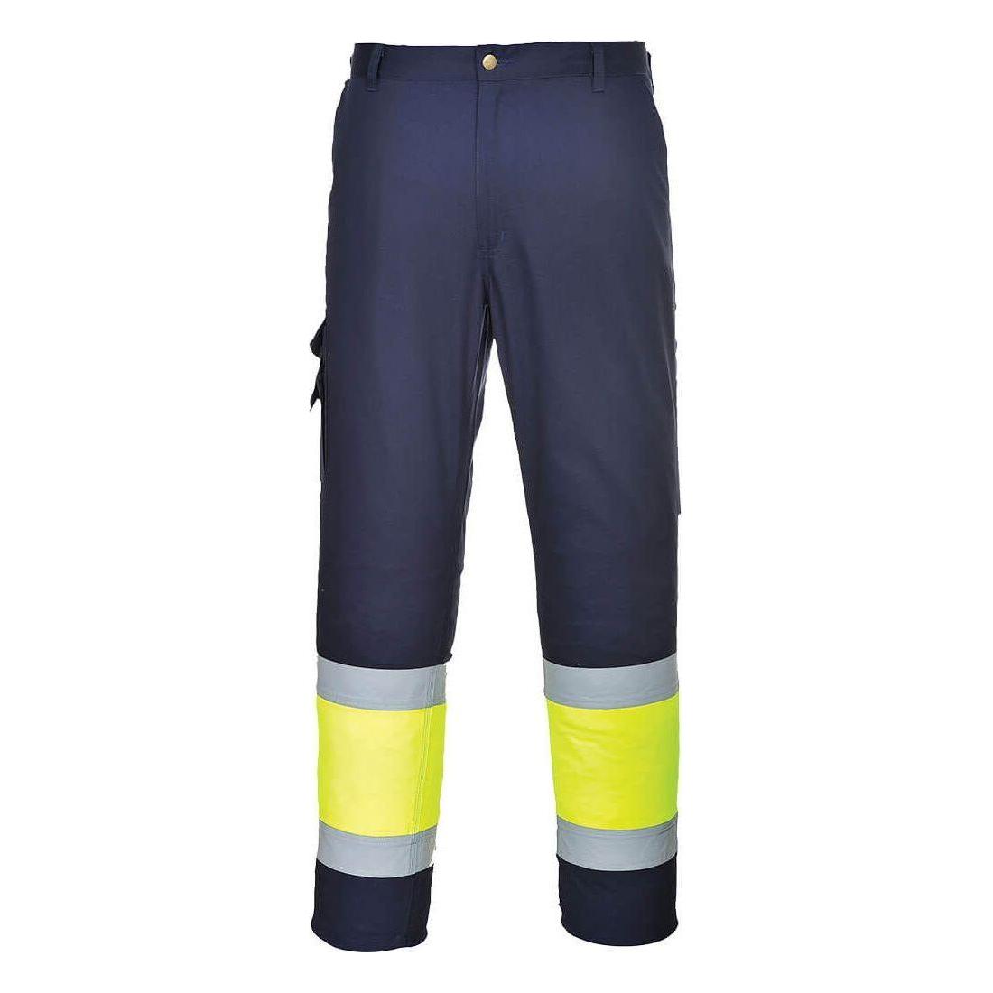 Portwest Hi - Vis letvægts tofarvet Combat buks L049 - Sikkerhedsgiganten