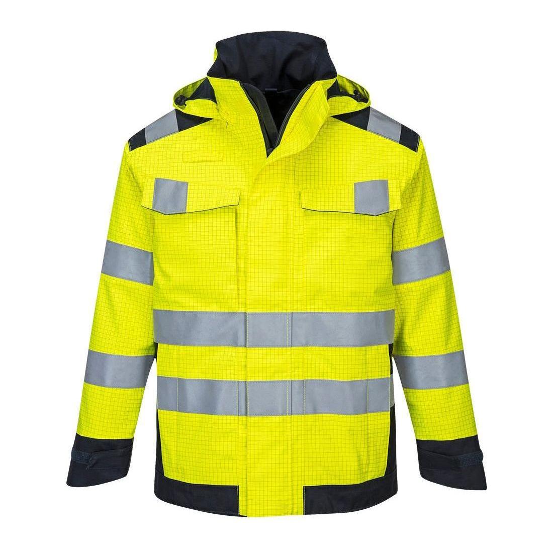 Portwest Modaflame Regn Multi Norm Arc Jakke MV70 - Sikkerhedsgiganten