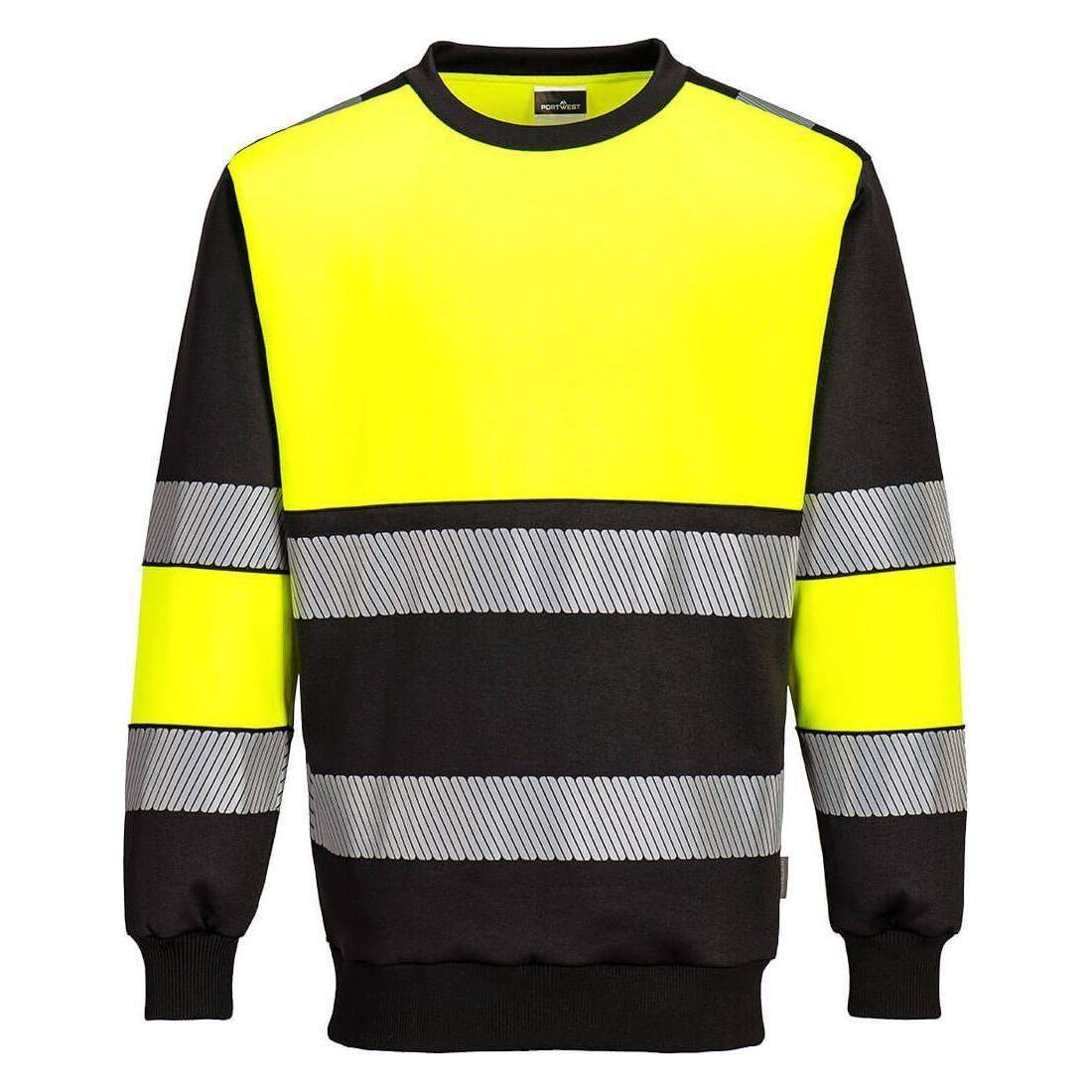 Portwest PW3 hi - vis klasse 1 sweatshirt PW376 - Sikkerhedsgiganten