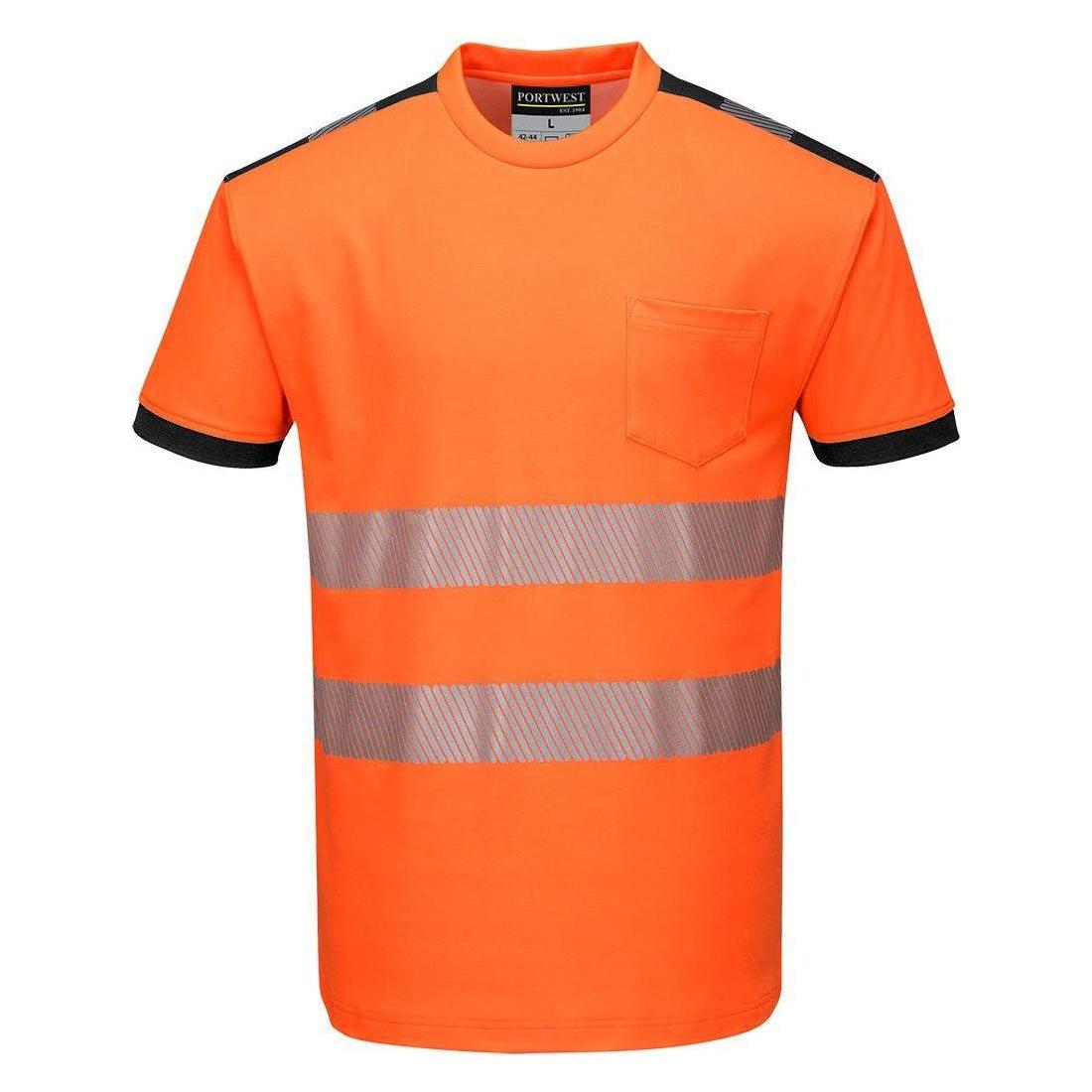 Portwest PW3 Hi - Vis T - shirt S/S T181 - Sikkerhedsgiganten
