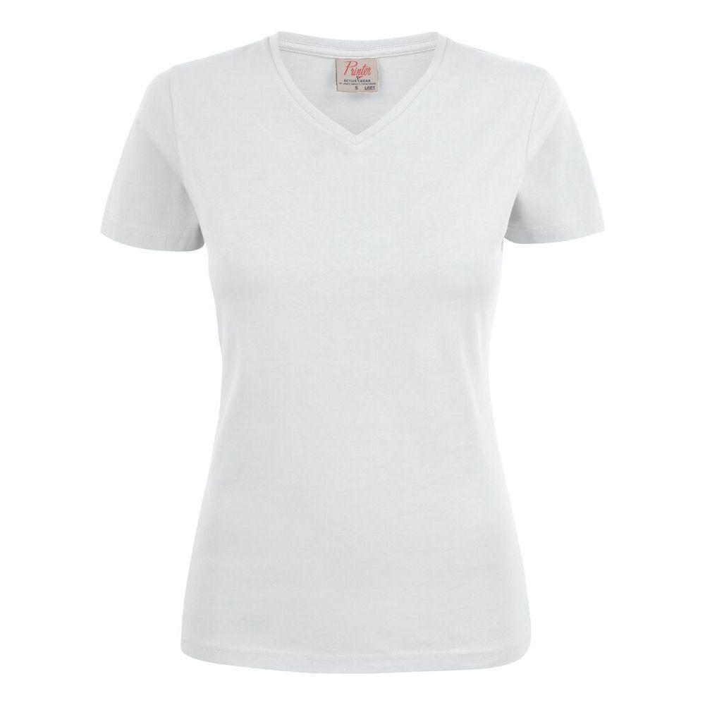 Printer Heavy v - neck dame 2264025 - Sikkerhedsgiganten