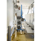 Rengøringsvogn, Vikan Slimliner, 795x400x830mm, grå, metal/PVC/PP/aluminium, til fugtsystem, med til - Sikkerhedsgiganten