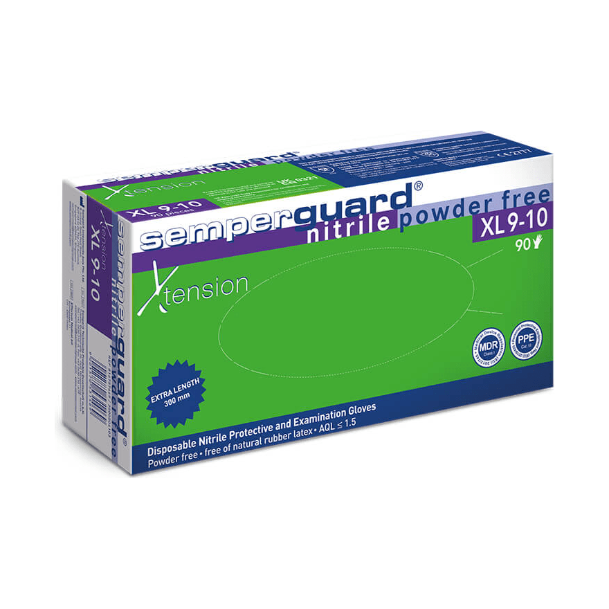 Semperguard nitrile Xtension 30 cm - Sikkerhedsgiganten Handsker