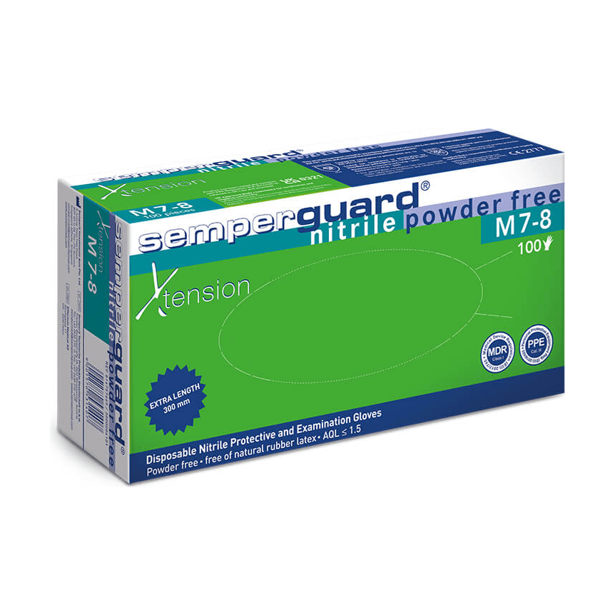 Semperguard nitrile Xtension 30 cm - Sikkerhedsgiganten Handsker