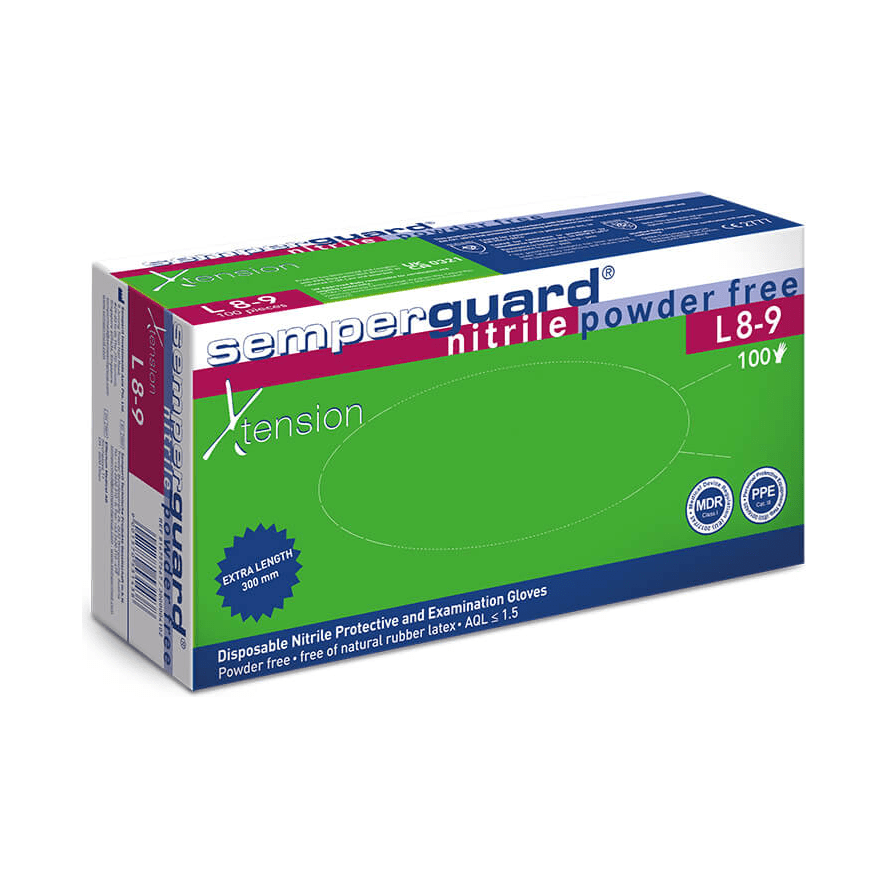 Semperguard nitrile Xtension 30 cm - Sikkerhedsgiganten Handsker