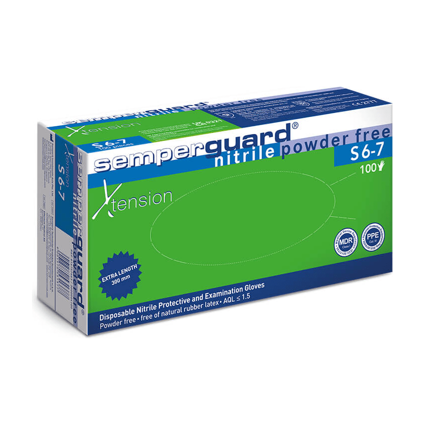 Semperguard nitrile Xtension 30 cm - Sikkerhedsgiganten Handsker