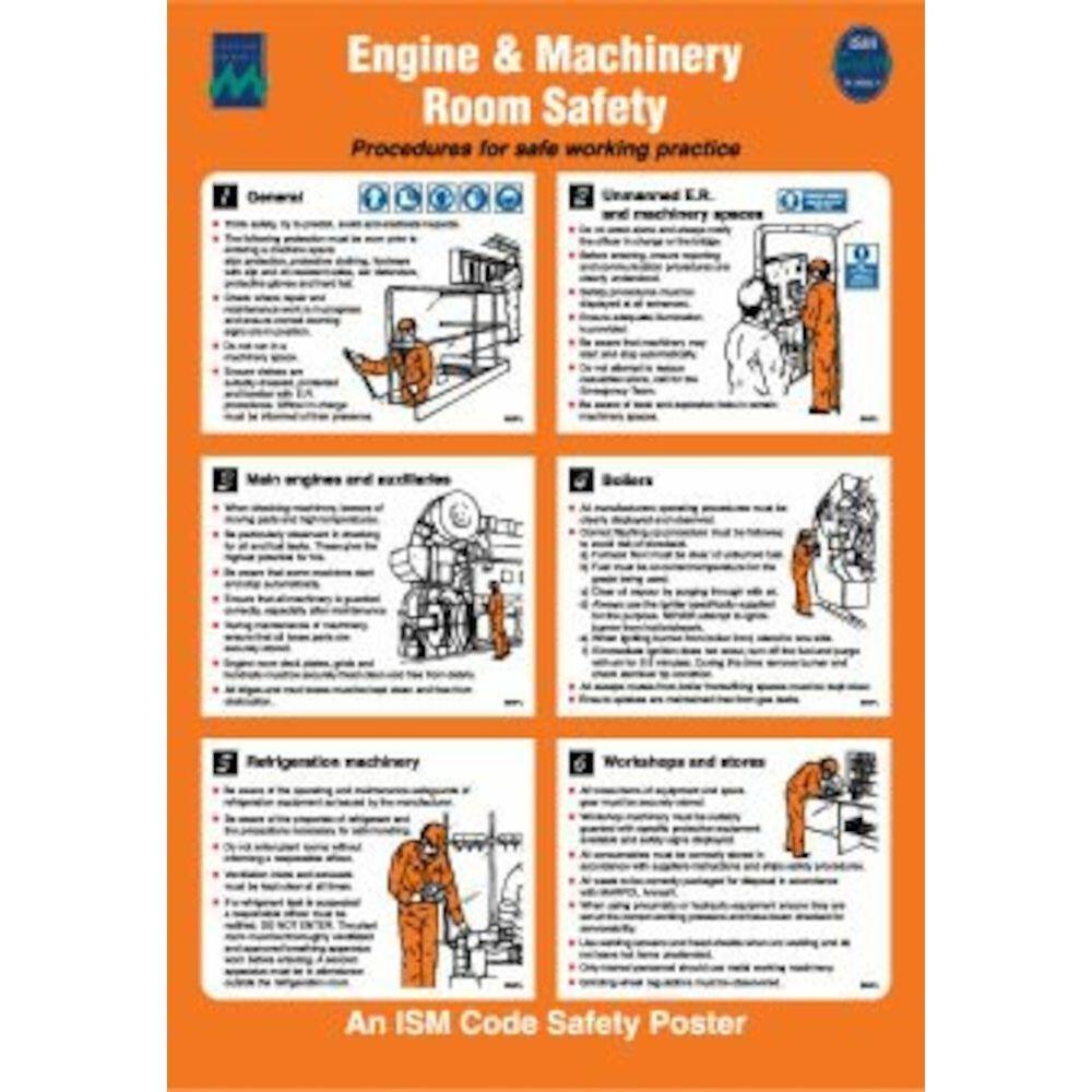 Sign IMO 1035 Engine & machinery room safety 125226 - Sikkerhedsgiganten