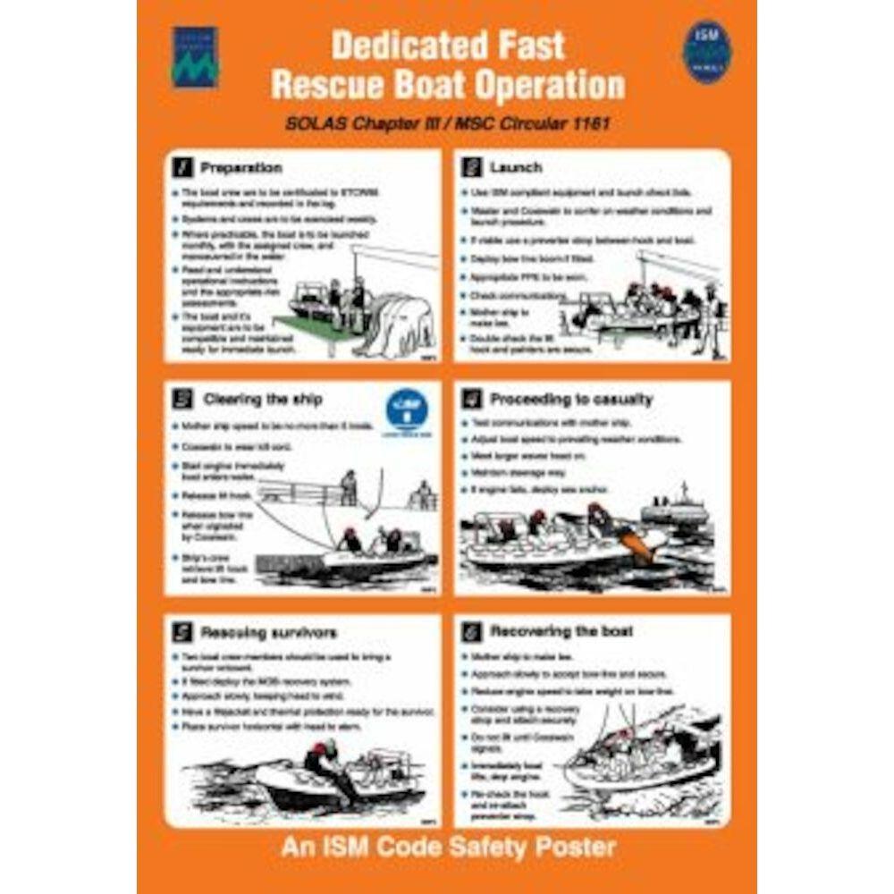 Sign IMO 1073 Fast rescue boat operation 125257 - Sikkerhedsgiganten