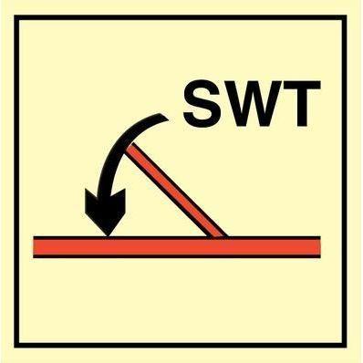 Sign IMO A class self closing semi - watertight fire door 104244 - Sikkerhedsgiganten