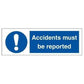 Sign IMO Accidents must be reported 106210 - Sikkerhedsgiganten