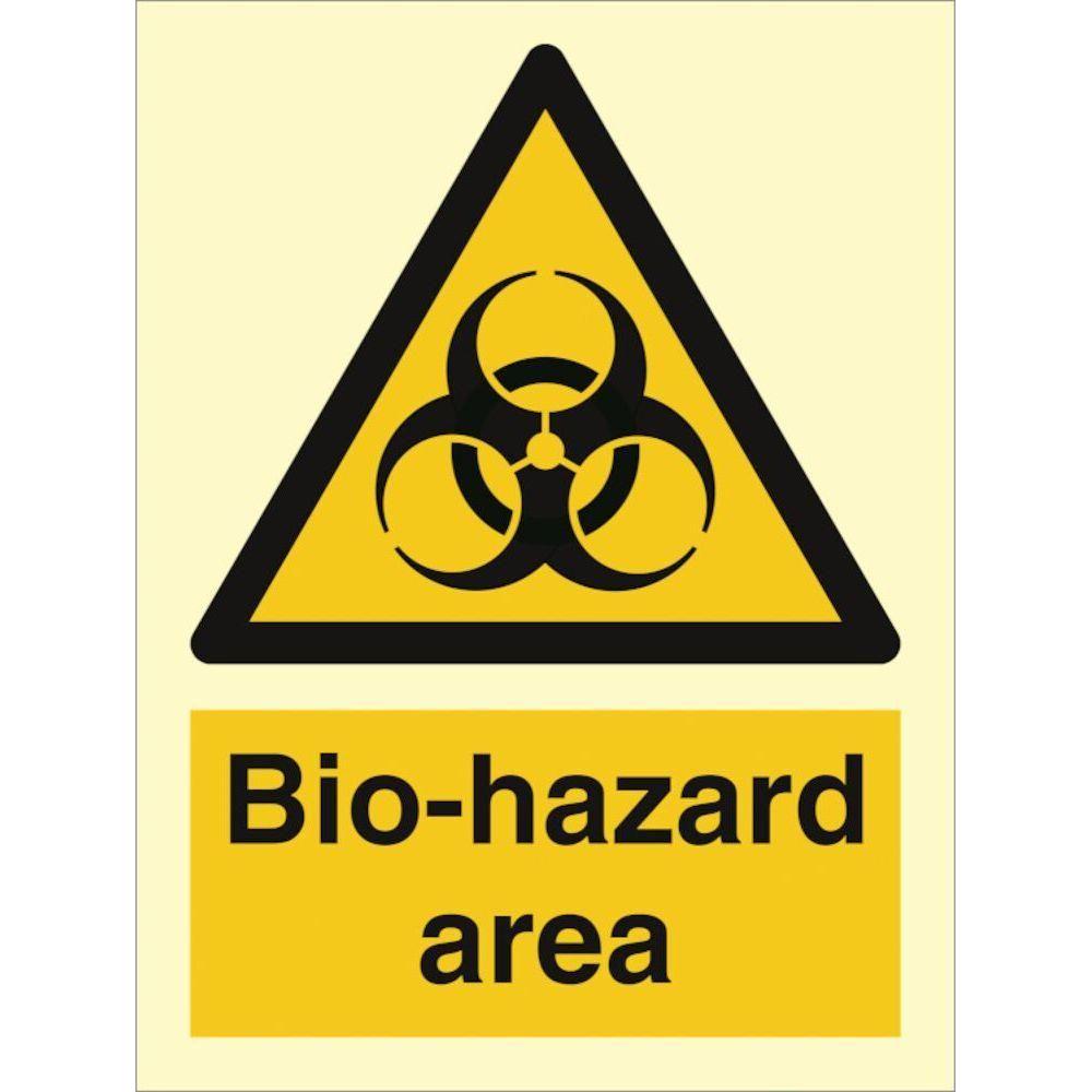 Sign IMO Bio - hazard area 107102 - Sikkerhedsgiganten