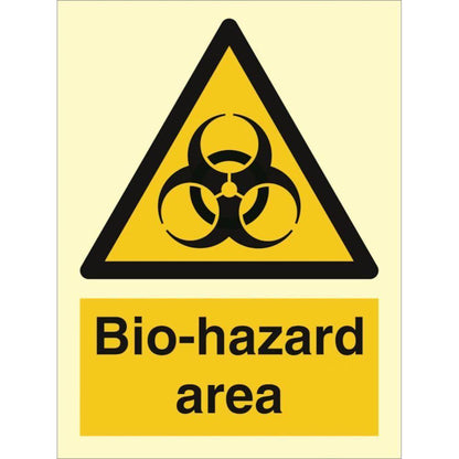 Sign IMO Bio - hazard area 107102 - Sikkerhedsgiganten