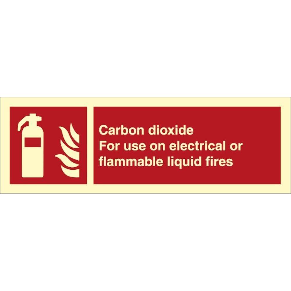 Sign IMO Carbon dioxide for use 105027 - Sikkerhedsgiganten