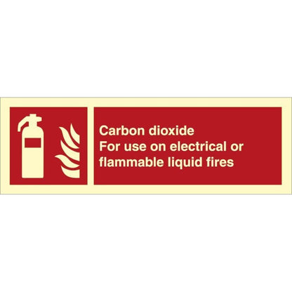Sign IMO Carbon dioxide for use 105027 - Sikkerhedsgiganten