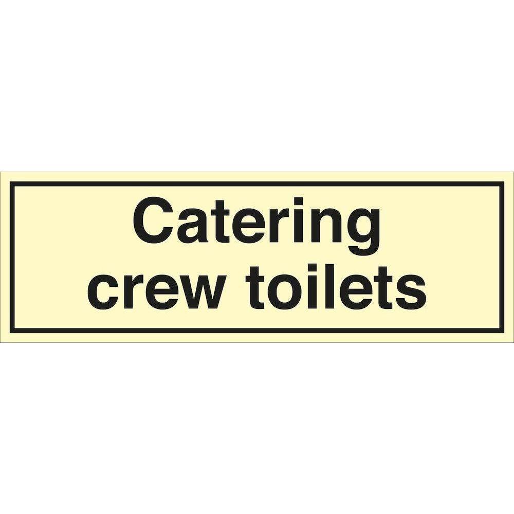 Sign IMO Catering crew toilets - Sikkerhedsgiganten