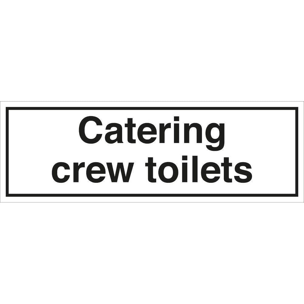 Sign IMO Catering crew toilets - Sikkerhedsgiganten
