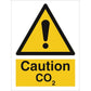 Sign IMO Caution CO2 107016 - Sikkerhedsgiganten