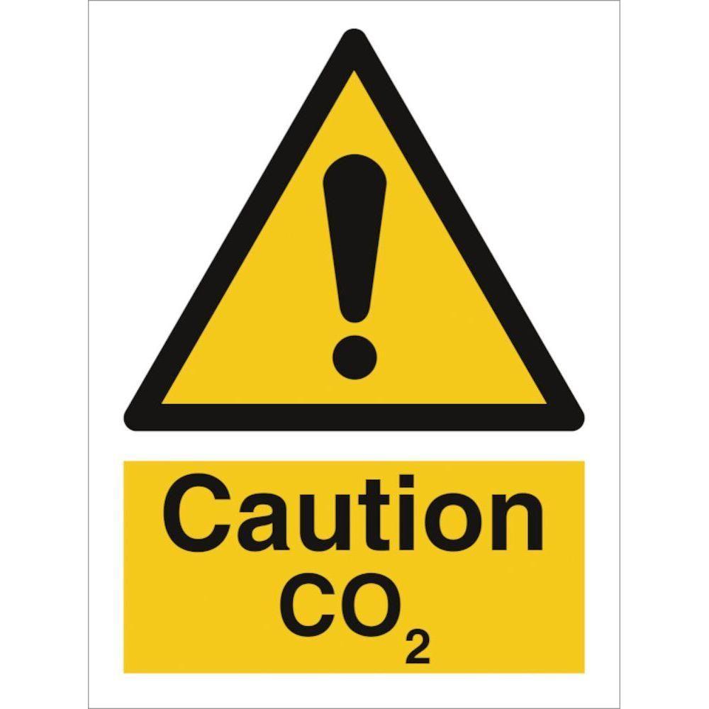 Sign IMO Caution CO2 107016 - Sikkerhedsgiganten