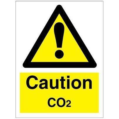 Sign IMO Caution CO2 107016 - Sikkerhedsgiganten