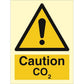 Sign IMO Caution CO2 107016 - Sikkerhedsgiganten