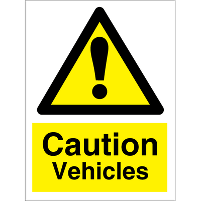 Sign IMO Caution Vehicles 107116 - Sikkerhedsgiganten