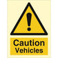 Sign IMO Caution Vehicles 107116 - Sikkerhedsgiganten