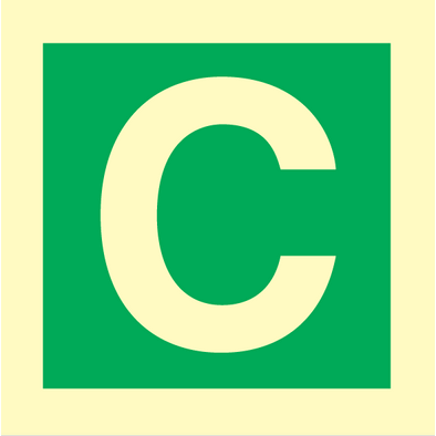 Sign IMO Character C 100077 - Sikkerhedsgiganten