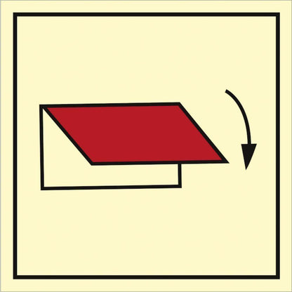Sign IMO Closing appliance for exterior ventilation inlet or outlet 10472 - Sikkerhedsgiganten