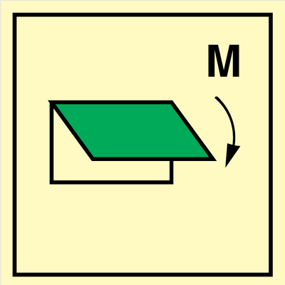 Sign IMO Closing device for machinery spaces ventilation inlet or outlet 104271 - Sikkerhedsgiganten