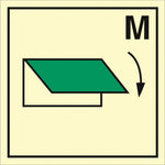 Sign IMO Closing device for machinery spaces ventilation inlet or outlet 104271 - Sikkerhedsgiganten