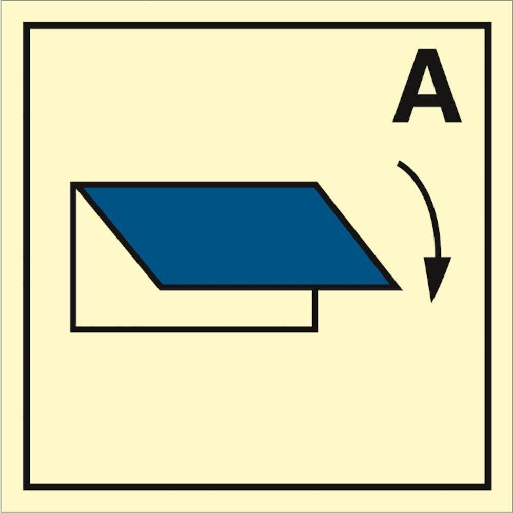 Sign IMO Closing device for the accommodation ventilation inlet or outlet 104270 - Sikkerhedsgiganten