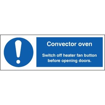 Sign IMO Convector oven 106228 - Sikkerhedsgiganten