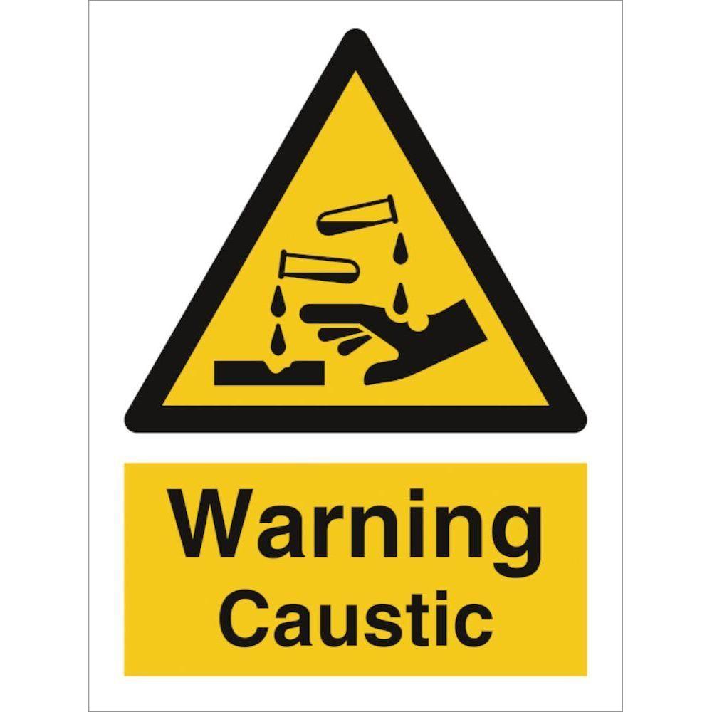 Sign IMO Danger Caustic 107047 - Sikkerhedsgiganten
