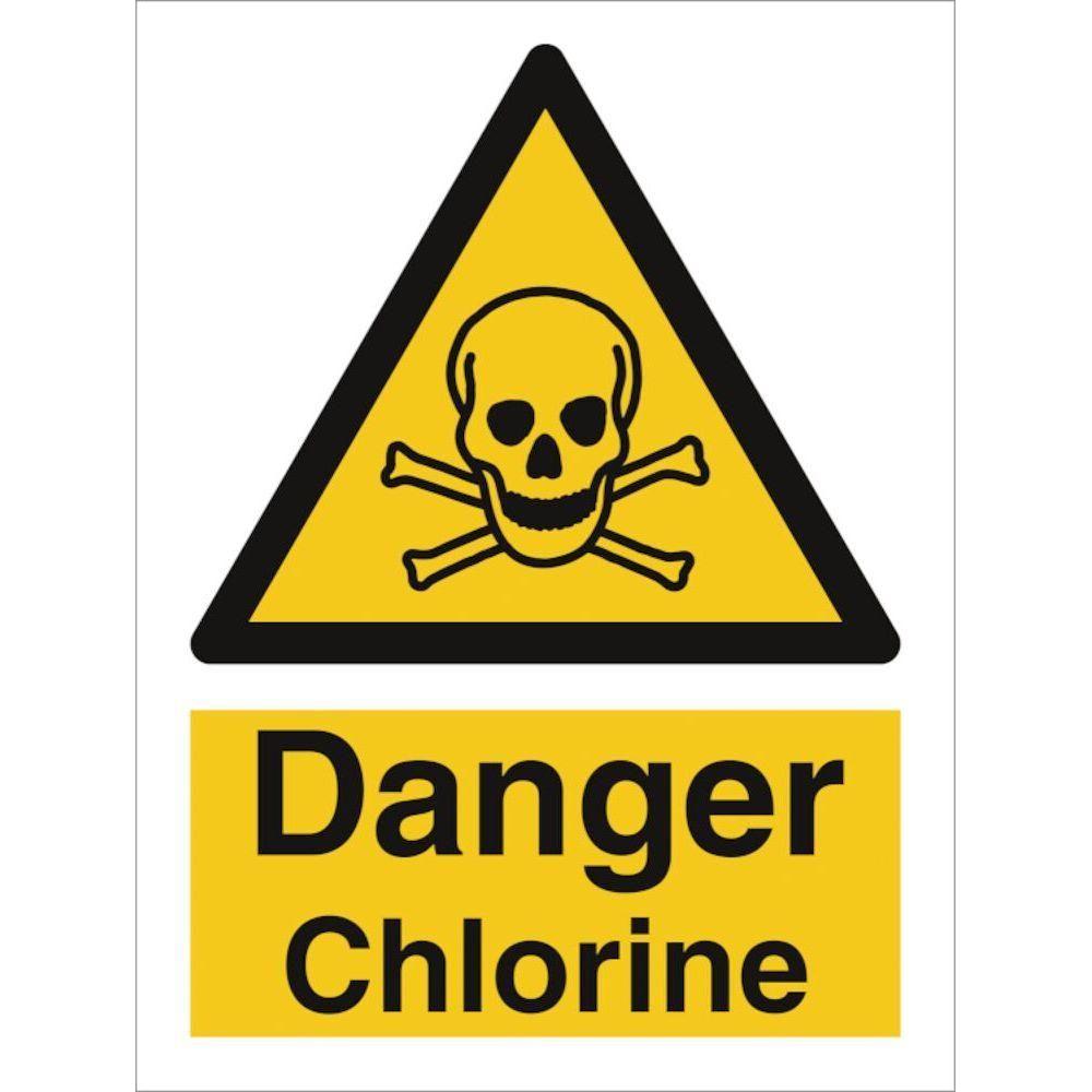 Sign IMO Danger Chlorine 107050 - Sikkerhedsgiganten