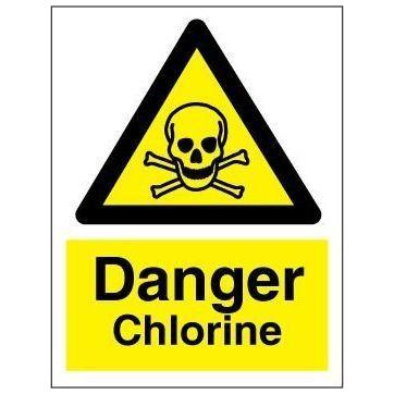 Sign IMO Danger Chlorine 107050 - Sikkerhedsgiganten