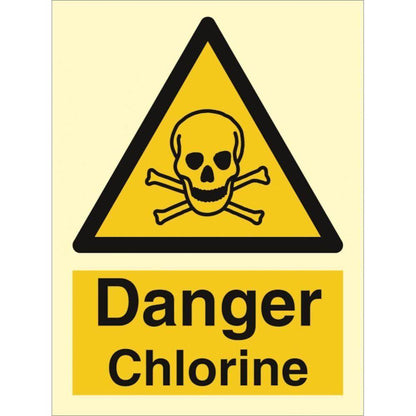 Sign IMO Danger Chlorine 107050 - Sikkerhedsgiganten