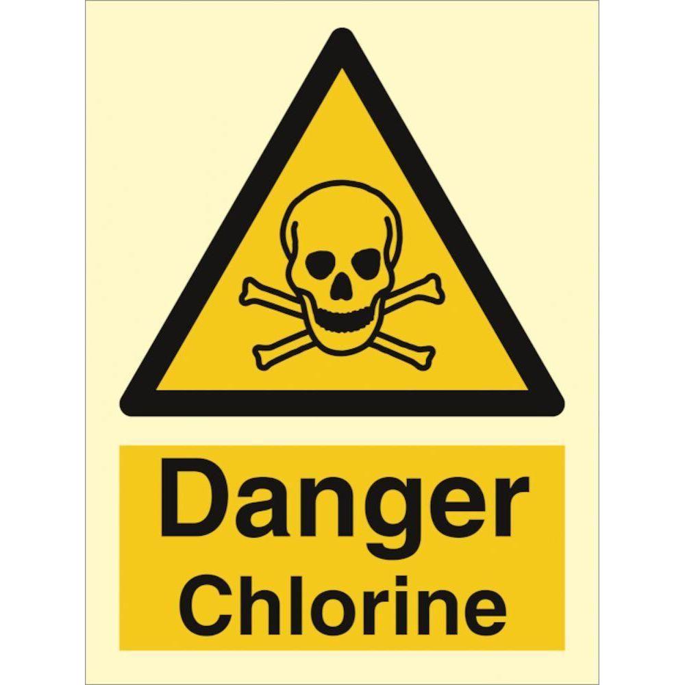 Sign IMO Danger Chlorine 107050 - Sikkerhedsgiganten