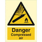 Sign IMO Danger compressed air 107011 - Sikkerhedsgiganten