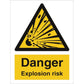 Sign IMO Danger Explosion risk 107001 - Sikkerhedsgiganten