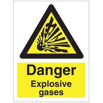 Sign IMO Danger Explosive gasses 107024 - Sikkerhedsgiganten