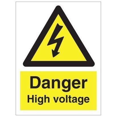 Sign IMO Danger High voltage 107034 - Sikkerhedsgiganten