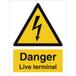 Sign IMO Danger Live terminal 107032 - Sikkerhedsgiganten