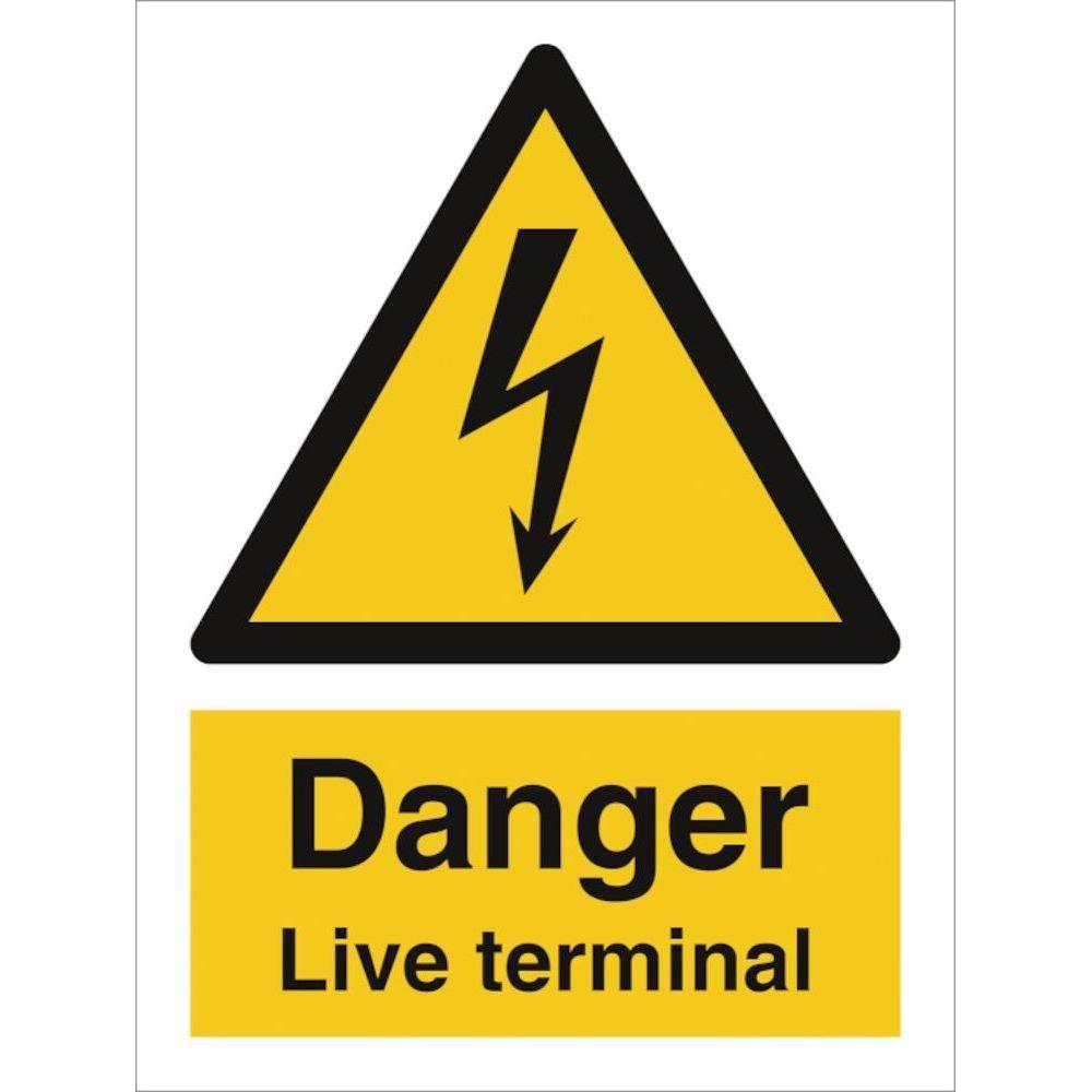 Sign IMO Danger Live terminal 107032 - Sikkerhedsgiganten