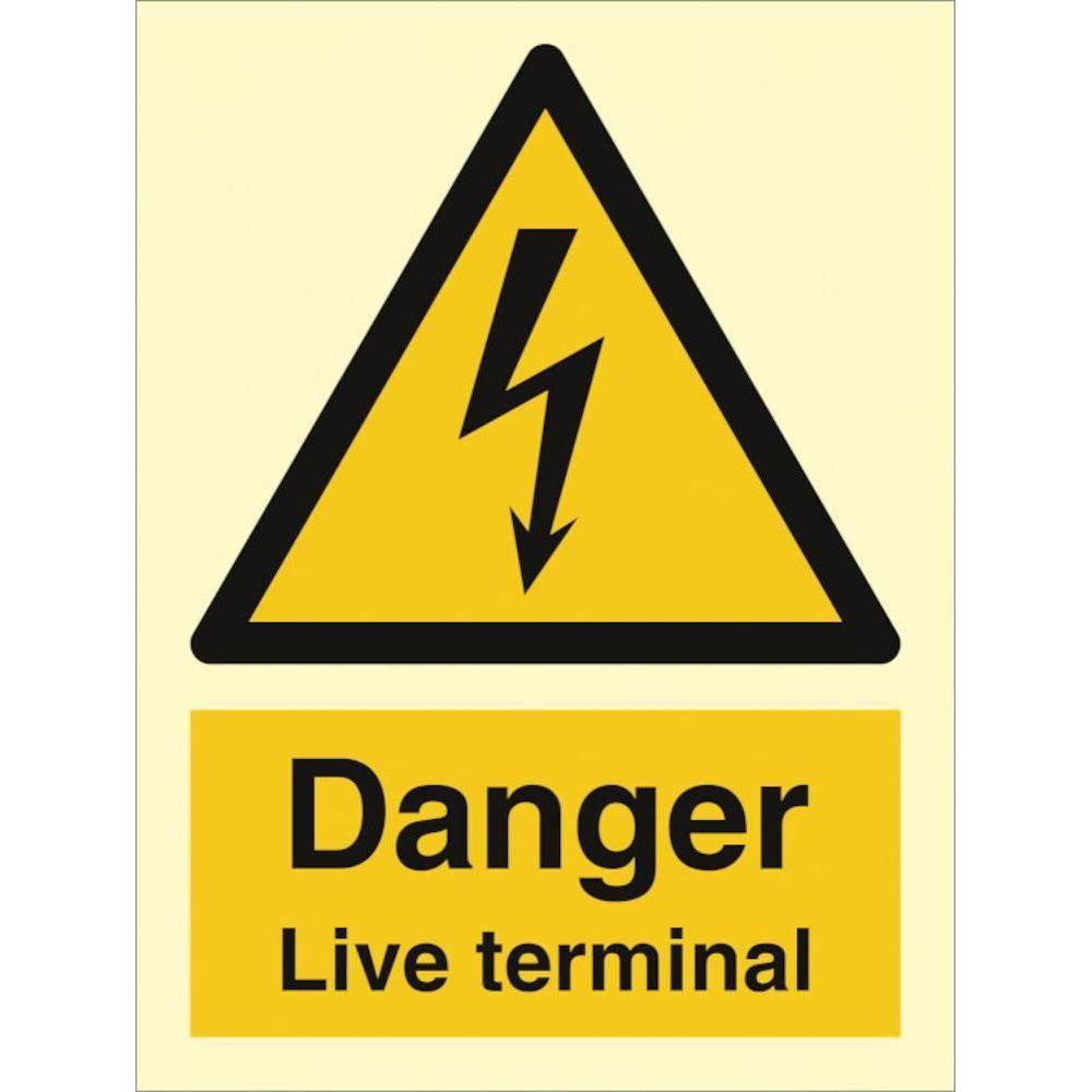 Sign IMO Danger Live terminal 107032 - Sikkerhedsgiganten