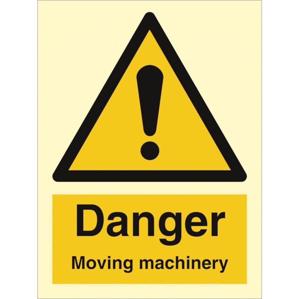 Sign IMO Danger moving machinery 107123 - Sikkerhedsgiganten