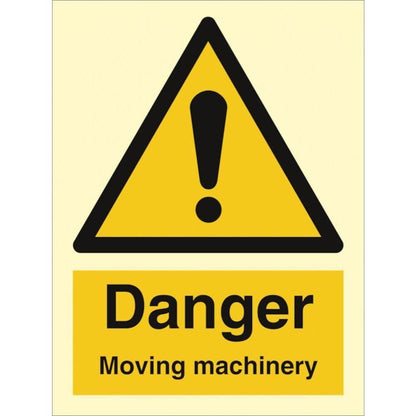 Sign IMO Danger moving machinery 107123 - Sikkerhedsgiganten