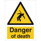 Sign IMO Danger of death 107091 - Sikkerhedsgiganten