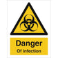 Sign IMO Danger of infection 107100 - Sikkerhedsgiganten