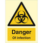 Sign IMO Danger of infection 107100 - Sikkerhedsgiganten