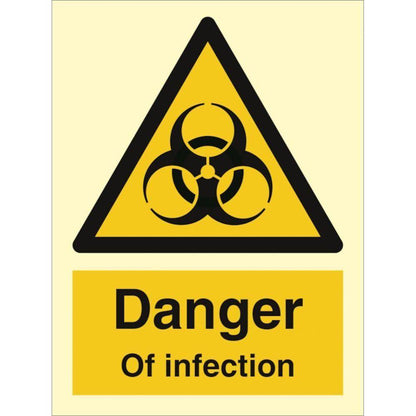 Sign IMO Danger of infection 107100 - Sikkerhedsgiganten